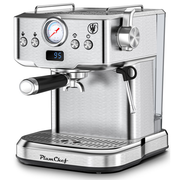 Geek Chef 20 Bar Professional Espresso Machine with Milk Frother Wayfair